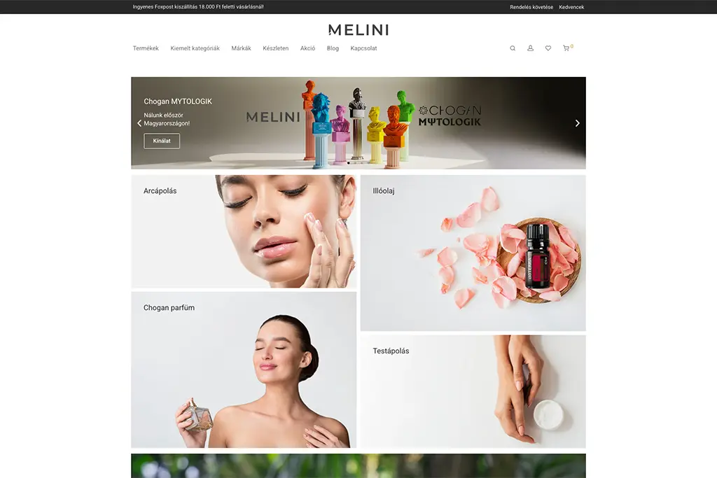webshop készítés